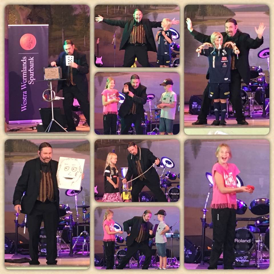 Swedish Magician barnkalas stockholm trolleri show